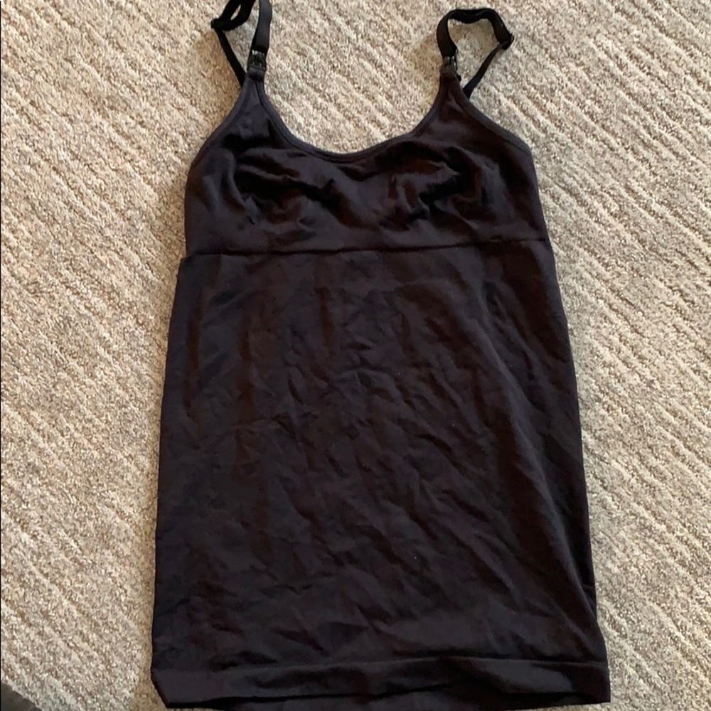 Nursing/maternity compression tank